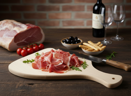 Art.157/A/B - Tagliere per prosciutto in legno di faggio